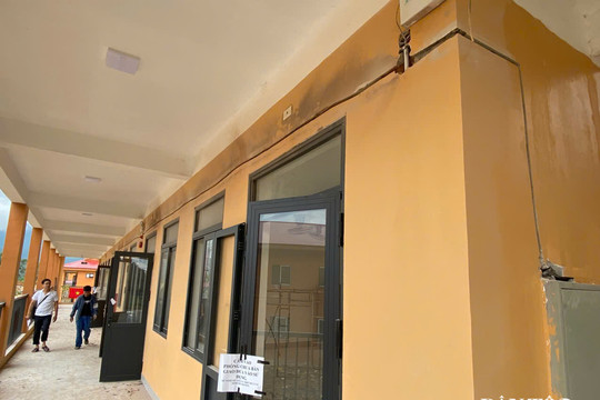 Lo lắng một số hạng mục công trình Trường Nội trú liên cấp Tri Lễ