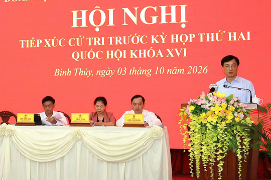 Cử tri Cần Thơ kiến nghị hoàn thiện cơ chế, chính sách và hạ tầng phát triển thành phố