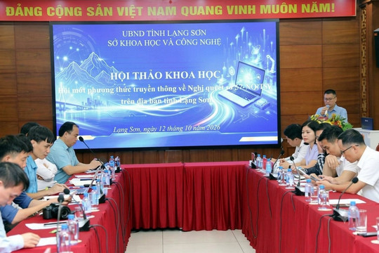 Lạng Sơn: Đổi mới phương thức truyền thông về phát triển khoa học, công nghệ và chuyển đổi số