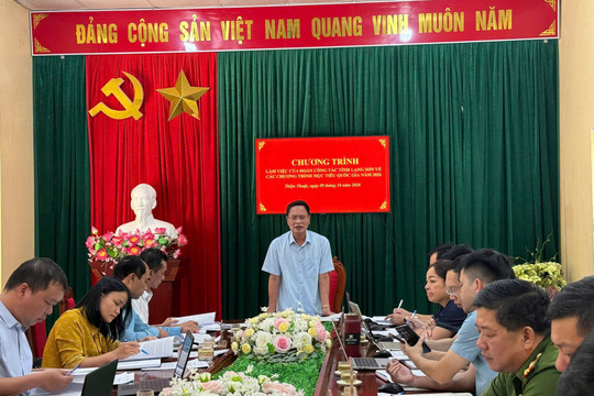 Lạng Sơn đôn đốc tiến độ thực hiện các chương trình mục tiêu quốc gia