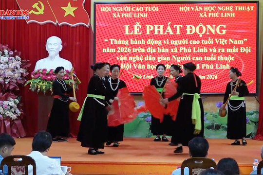 [Video] Phú Linh ra mắt Đội văn nghệ dân gian dân tộc Tày