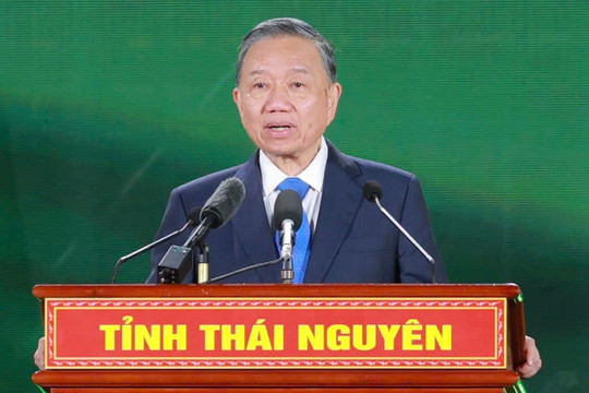 Tổng Bí thư, Chủ tịch nước Tô Lâm: Thái Nguyên cần phấn đấu thành tỉnh thu nhập cao