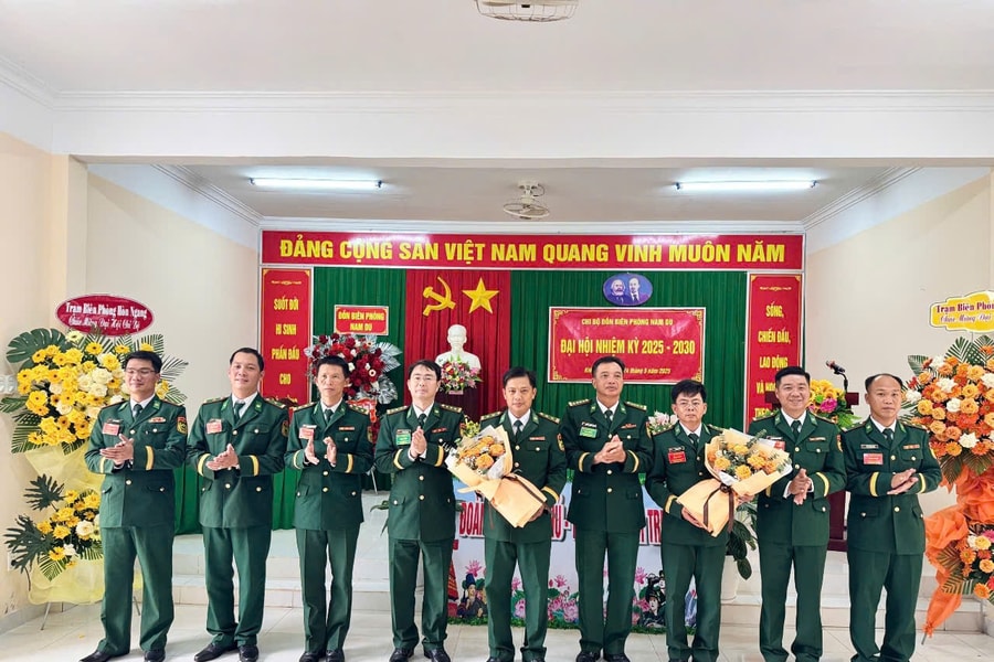 Kiên Giang: Đồn Biên phòng Nam Du tổ chức thành công Đại hội Chi bộ nhiệm kỳ 2025 – 2030