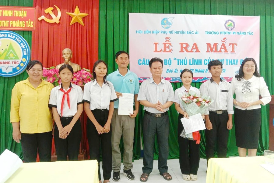 Ninh Thuận: Thành lập Câu lạc bộ “Thủ lĩnh của sự thay đổi” tại Trường Phổ thông DTNT Pi Năng Tắc