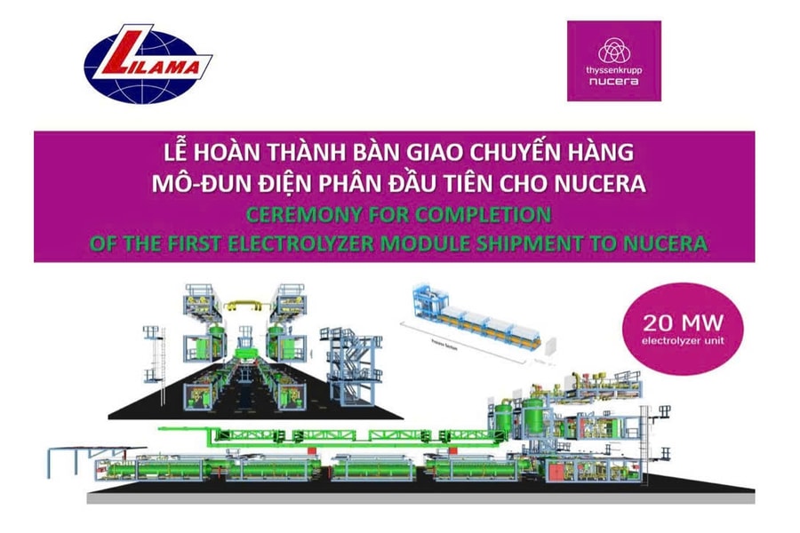 Tổng công ty Lắp máy Việt Nam-CTCP: Hoàn thành lô hàng Module điện phân đầu tiên cho Tổng thầu NUCERA