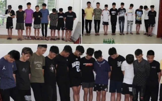 Bắt giữ nhiều đối tượng gây rối trật tự công cộng ở Nghệ An