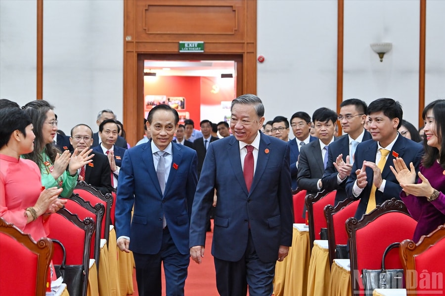 Tổng Bí thư Tô Lâm dự Đại hội đại biểu Đảng bộ Văn phòng Trung ương Đảng nhiệm kỳ 2025-2030