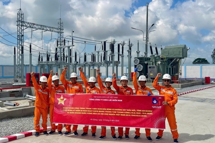 EVNSPC khánh thành hai công trình trọng điểm chào mừng 80 năm Quốc khánh 2/9