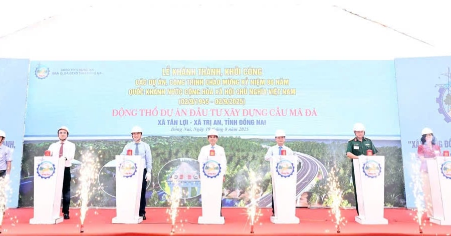Cầu Mã Đà đã được khởi công xây dựng