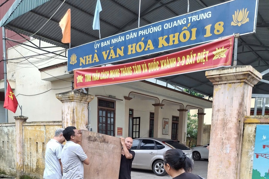 Nghệ An di dời khẩn cấp 400 hộ dân ra khỏi chung cư xuống cấp để tránh trú bão số 5