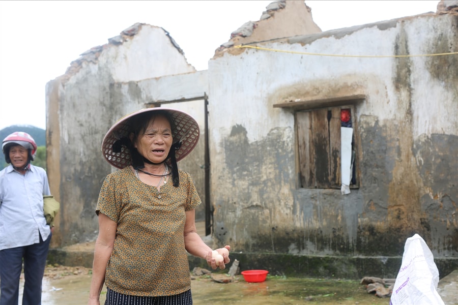 Khắc khoải nỗi đau thời hậu bão Kajiki