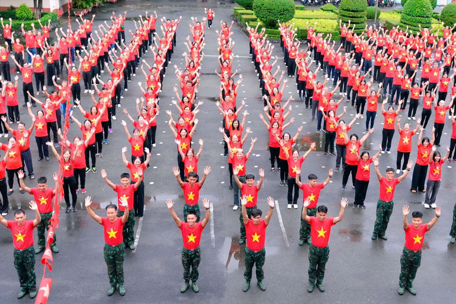 TP. Hồ Chí Minh: 750 người dân đồng diễn chào mừng "Tết Độc Lập"