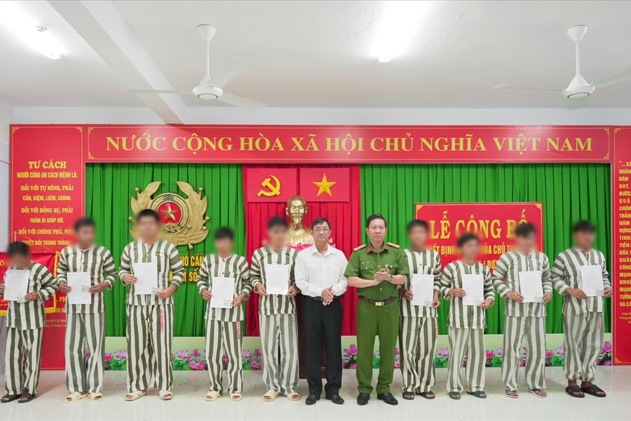 Đặc xá dịp Quốc khánh 2/9: Trao cơ hội làm lại cuộc đời