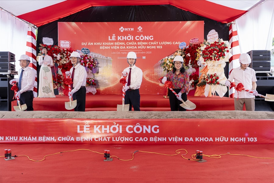Khởi công Khu khám chữa bệnh chất lượng cao tại Lào Cai