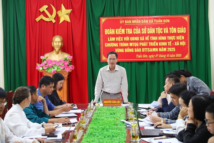 Sở Dân tộc và Tôn giáo Lạng Sơn: Kiểm tra giám sát thực hiện Chương trình MTQG 1719 tại cơ sở