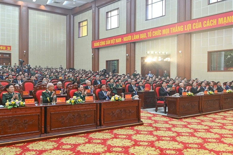 Chủ tịch nước Lương Cường dự Lễ kỷ niệm 80 năm Ngày truyền thống lực lượng vũ trang Quân khu 3
