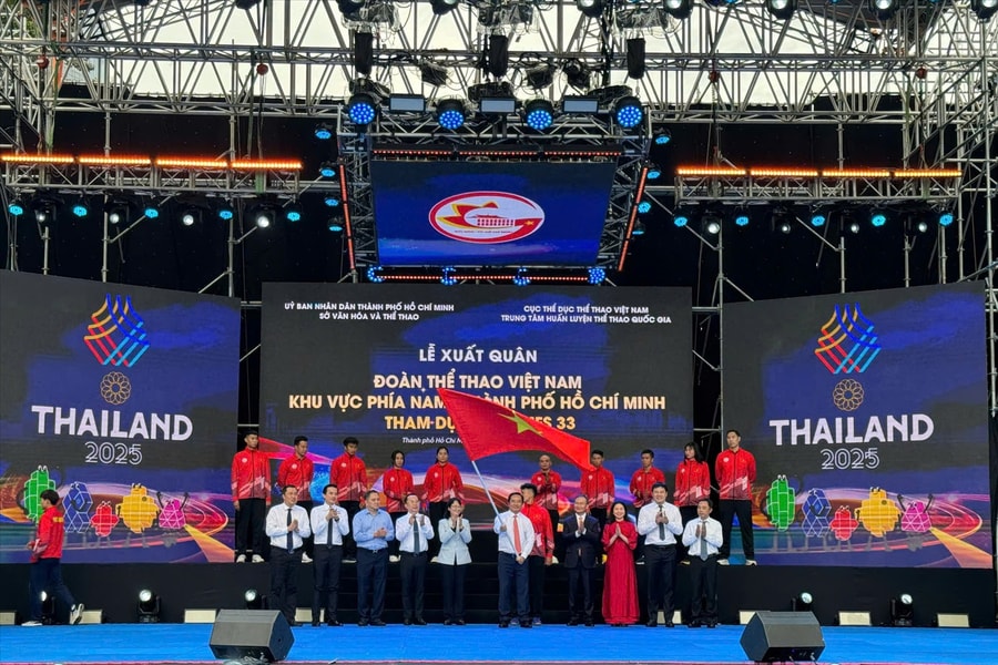 Đoàn Thể thao Việt Nam khu vực phía Nam xuất quân tham dự SEA Games 33