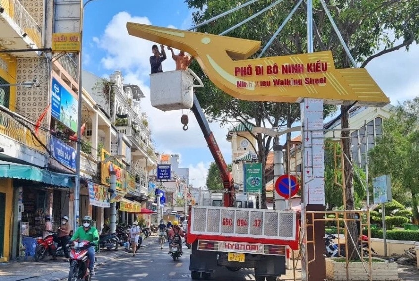 Cần Thơ mở lại tuyến phố đi bộ Ninh Kiều