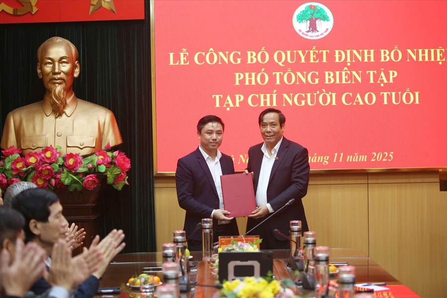 Trung ương Hội Người cao tuổi Việt Nam: Bổ nhiệm lãnh đạo mới cho Tạp chí Người cao tuổi