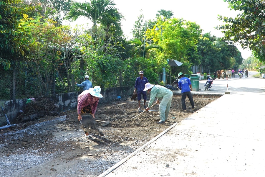 Ô Lâm (An Giang) vươn tới mục tiêu nông thôn mới sau hợp nhất