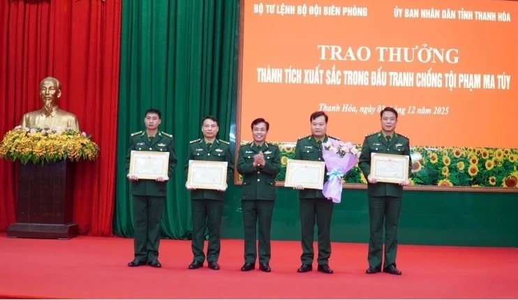 Biểu dương BĐBP Thanh Hóa lập chiến công lớn trong đấu tranh phòng chống tội phạm ma túy
