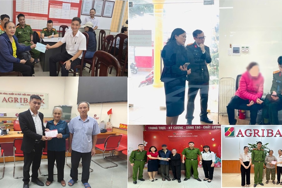 Agribank - “Lá chắn” tin cậy giúp khách hàng bảo toàn hàng chục tỷ đồng trước vấn nạn lừa đảo số