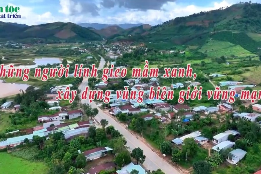 Những người lính gieo mầm xanh, xây dựng vùng biên giới vững mạnh