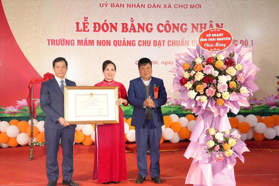 Thái Nguyên: Thêm một trường vùng khó đạt Chuẩn quốc gia mức độ I