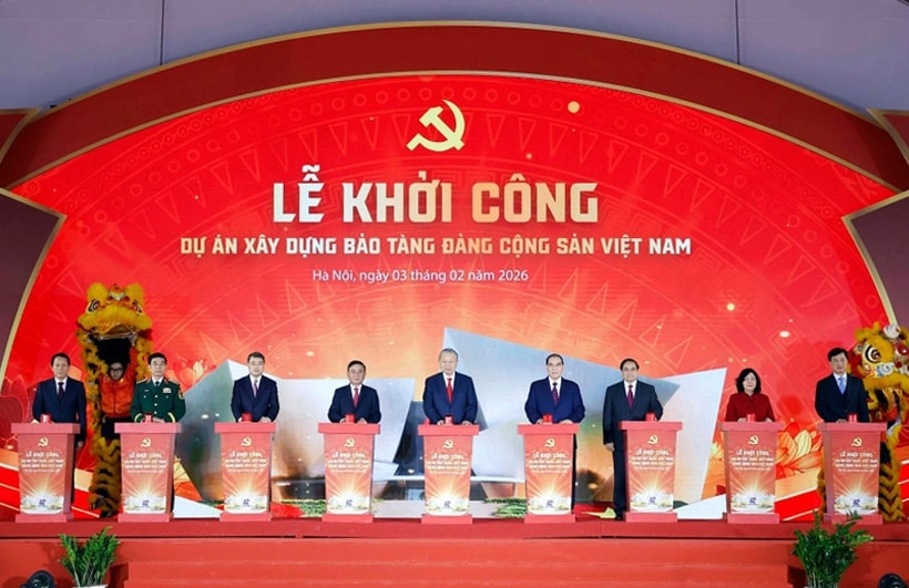 Tổng Bí thư Tô Lâm dự Lễ khởi công xây dựng Bảo tàng Đảng Cộng sản Việt Nam