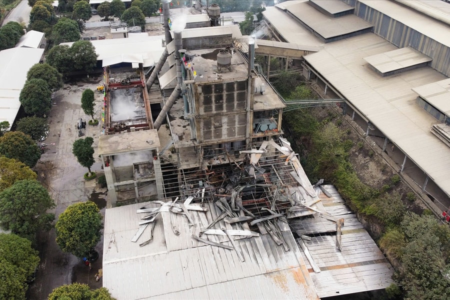 Phát nổ từ Công ty TNHH Phốt Pho Vàng Việt Nam, 1 người tử vong