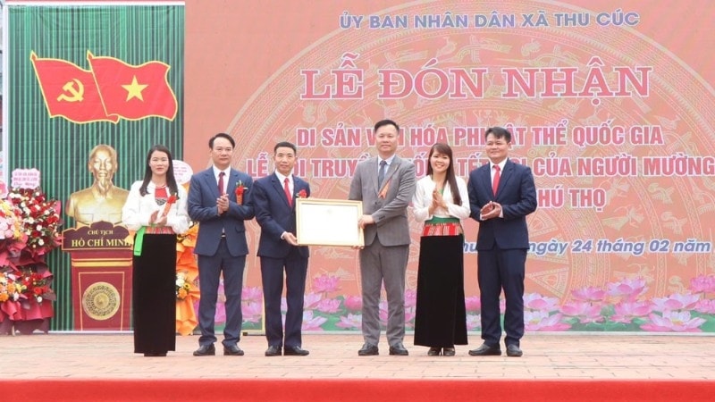 Công nhận Lễ hội Tết Doi của người Mường xã Thu Cúc là Di sản văn hóa phi vật thể quốc gia