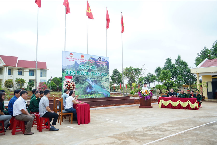 Vùng biên giới Gia Lai rộn ràng Ngày hội Biên phòng toàn dân