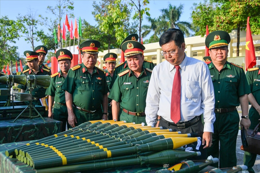 Lực lượng vũ trang tỉnh An Giang ra quân huấn luyện năm 2026