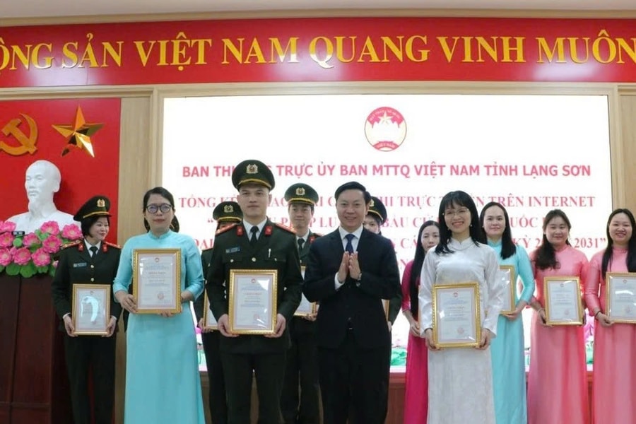 Lạng Sơn: Hơn 114.600 lượt thi tìm hiểu về bầu cử đại biểu Quốc hội và HĐND các cấp