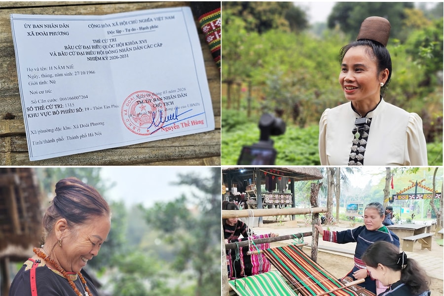 Nhiều cử tri ở “Ngôi nhà chung” hân hoan khi lần đầu được bỏ phiếu tại Thủ Đô
