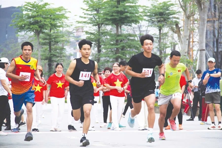Hàng nghìn người tham gia Ngày chạy Olympic 2026 Vì sức khỏe toàn dân - Vì an ninh Tổ quốc