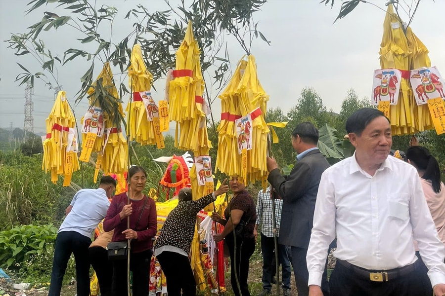 Duy trì nghi lễ cầu may- một cách trân trọng văn hóa truyền thống của người Sán Dìu