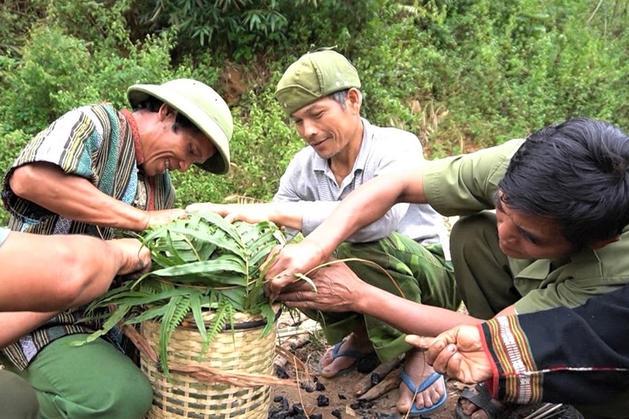 Người Gié Triêng kết thúc năm cũ, đón năm mới bằng Lễ ăn than