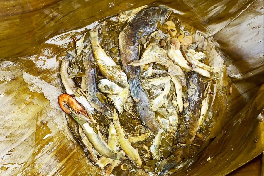 Cá “ốt đồ” măng chua - Món ăn đãi khách quý của người Mường