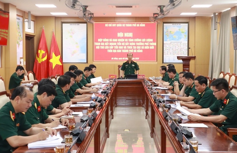 Đà Nẵng huy động 250 cán bộ, chiến sĩ hỗ trợ xây dựng trường nội trú vùng biên