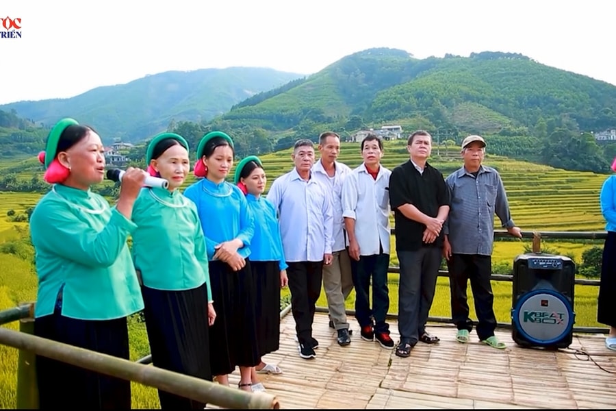 Khúc hát Soóng cọ - Sợi dây kết nối tâm hồn người Sán Chỉ