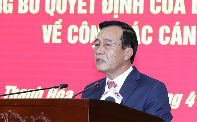 Thượng tướng Lê Đức Thái giữ chức Bí thư Tỉnh ủy Thanh Hóa