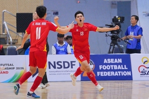 Tuyển Futsal Việt Nam thắng đậm Australia 4 - 0, giành hạng Ba Đông Nam Á 2026