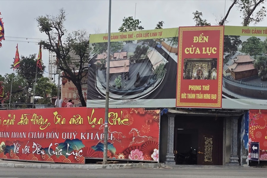Tôn tạo, tu bổ Đền Cửa Lục, tri ân tiền nhân, tạo điểm dừng chân trong tuyến du lịch văn hóa tâm linh