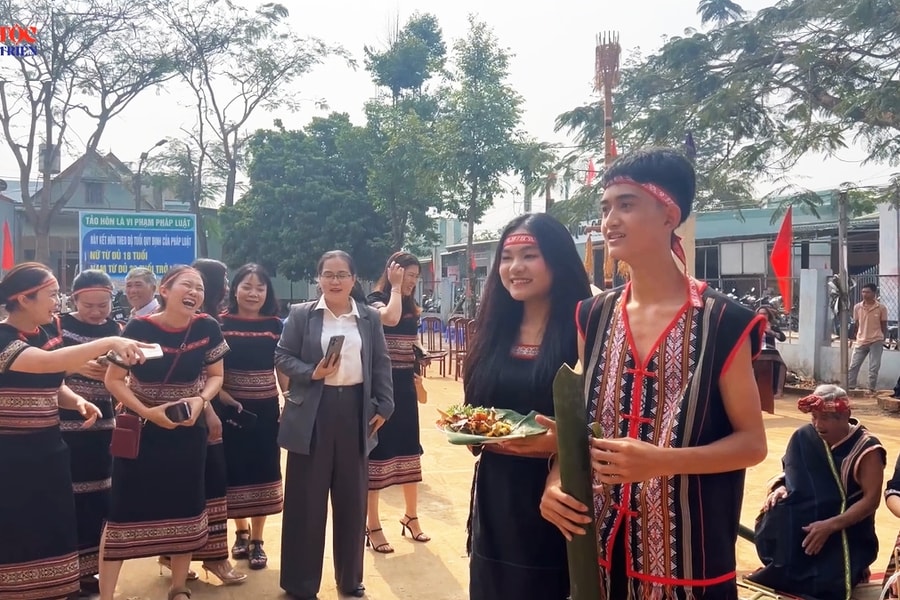 [VIDEO] Đậm dấu ấn chế độ mẫu hệ - nhìn từ đám cưới của người Gia Rai