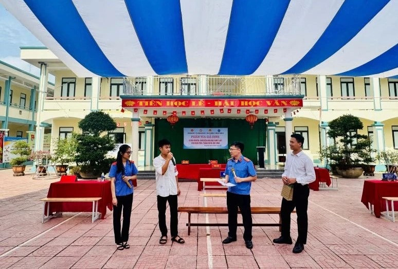 "Phiên tòa giả định" - Cách tuyên truyền pháp luật hiệu quả ở vùng cao