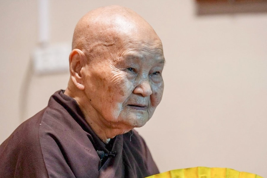 Ni trưởng Thích Đàm Chính trụ trì chùa Tiêu Sơn viên tịch ở tuổi 99