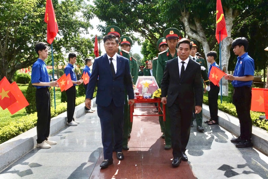 Đắk Lắk truy điệu, an táng 27 hài cốt liệt sĩ hy sinh trên nước bạn Campuchia
