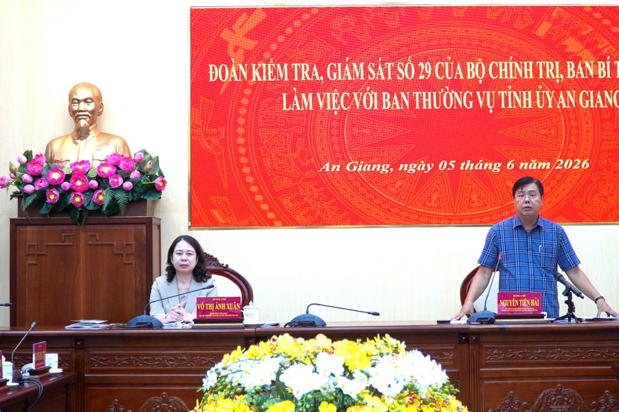 Phó Chủ tịch nước Võ Thị Ánh Xuân: An Giang cần khơi thông mọi nguồn lực để bứt phá tăng trưởng