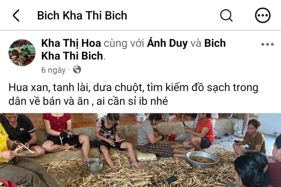 Đưa sản vật bỏ quên nơi bản làng lên "chợ mạng", nữ Bí thư chi bộ giúp bà con tăng thu nhập